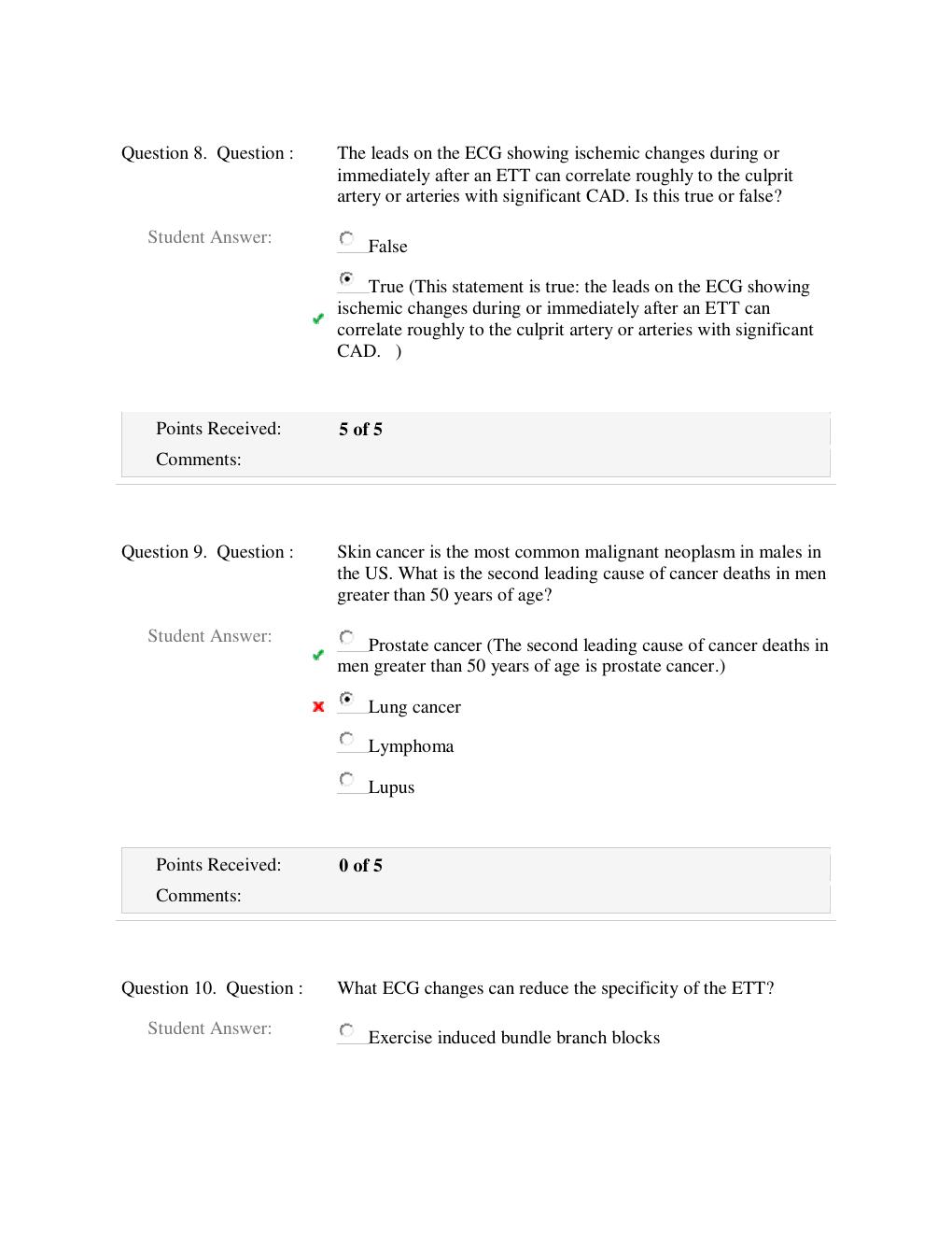 Preview page 4 of NSG 6001 Advanced Nursing Practice Week 5 Final Exam |  Contains 60 MCQ