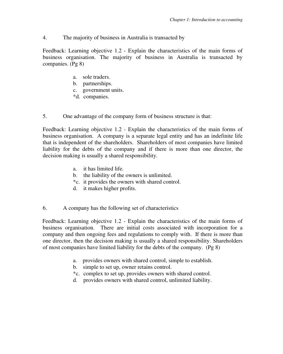 Preview page 4 of TEST BANK for Accounting: Building Business Skills, 4th Edition Carlon, Mladenovic-McAlpine, Palm, Kimmel, Kieso, Weygan