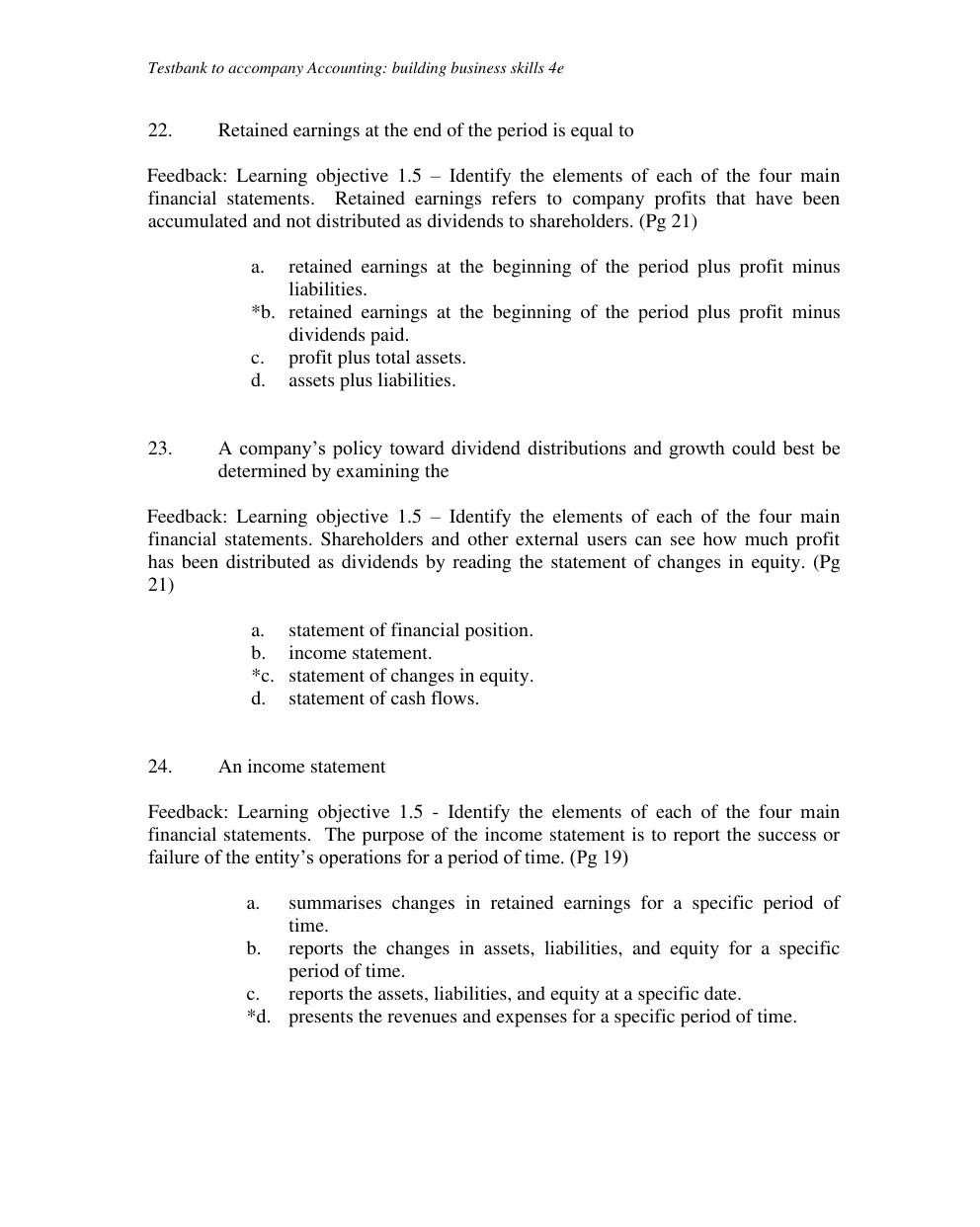 Preview page 9 of TEST BANK for Accounting: Building Business Skills, 4th Edition Carlon, Mladenovic-McAlpine, Palm, Kimmel, Kieso, Weygan