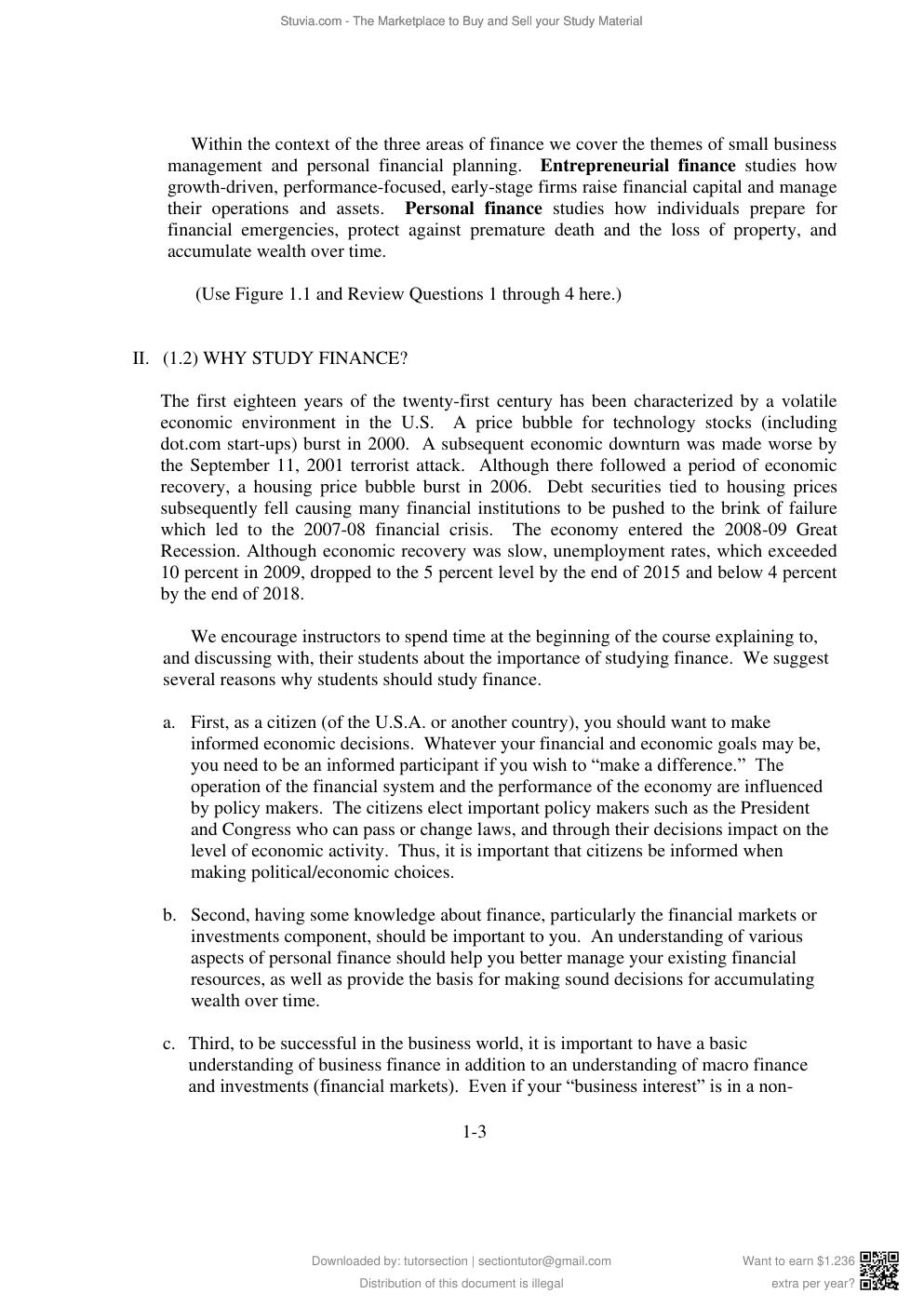 Preview page 4 of SOLUTIONS MANUAL for Introduction to Finance: Markets, Investments, and Financial Management 17th Edition by Ronald  & E