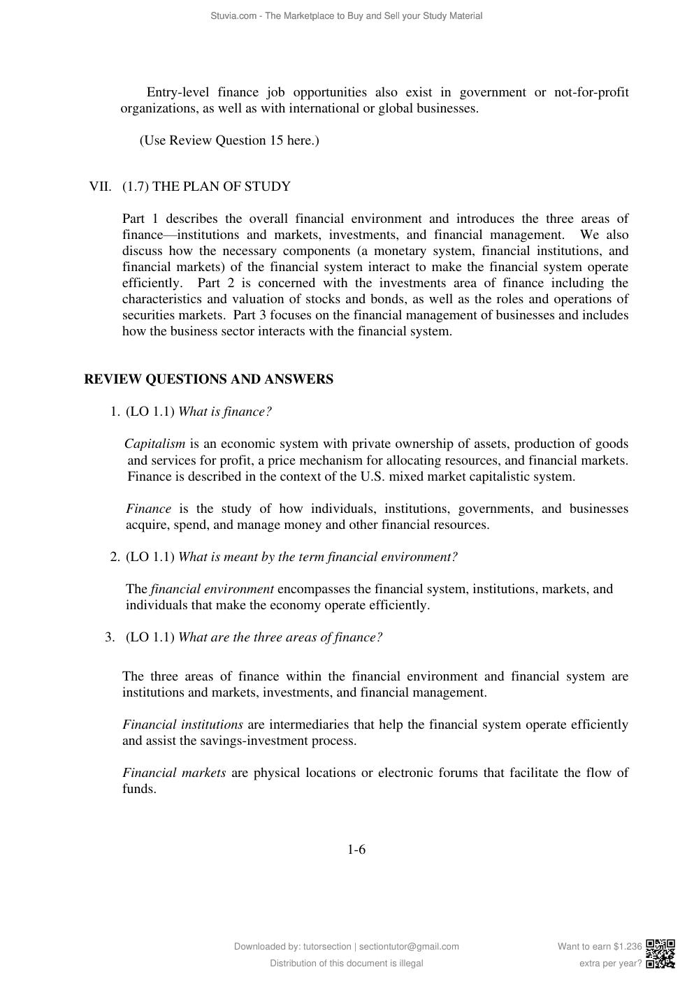 Preview page 7 of SOLUTIONS MANUAL for Introduction to Finance: Markets, Investments, and Financial Management 17th Edition by Ronald  & E