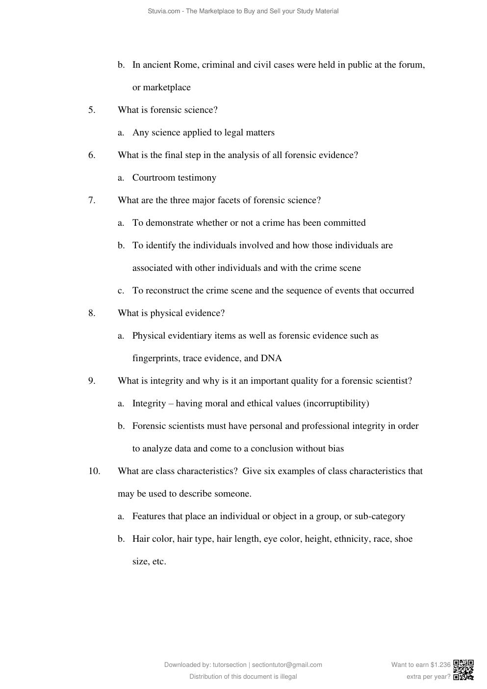 Preview page 3 of TEST BANK for Fundamentals of Fingerprint Analysis 1st Edition By Hillary Moses Daluz (Complete 18 Chapters).