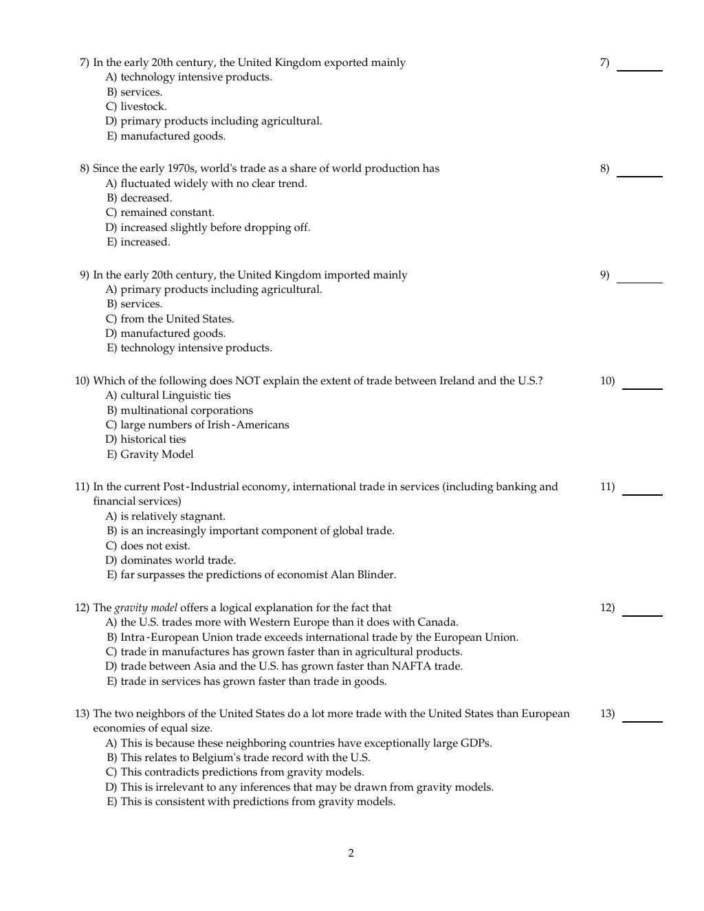 Preview page 10 of TEST BANK for International Finance: Theory and Policy, 11th edition by Paul Krugman, Maurice Obstfeld, Marc Melitz.  (A