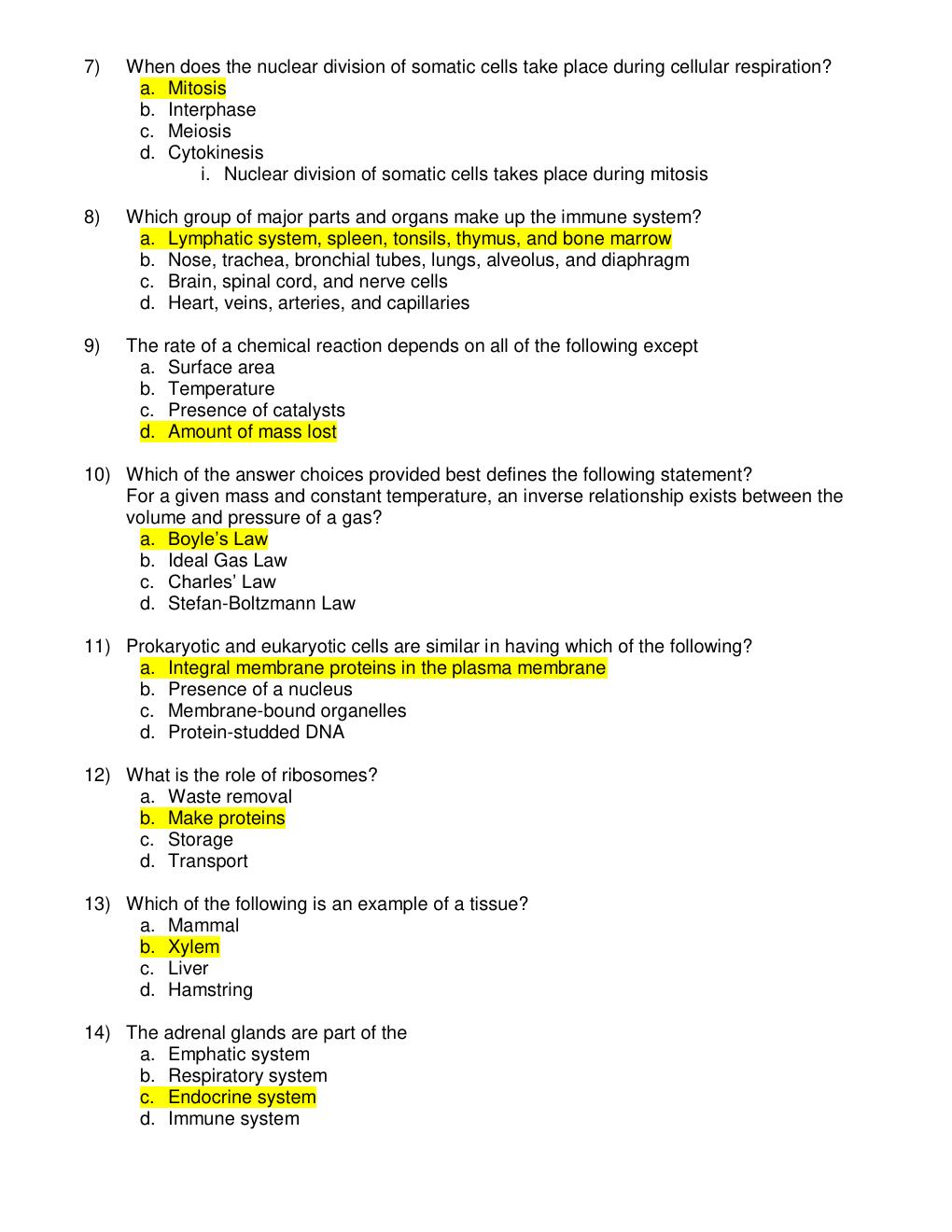 Preview page 2 of ATI  TEAS 7 PRACTICE Questions & Answers.