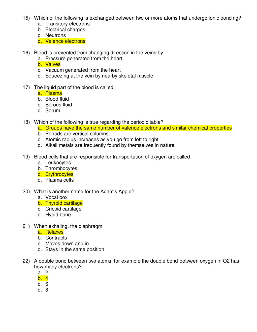 Preview page 3 of ATI  TEAS 7 PRACTICE Questions & Answers.