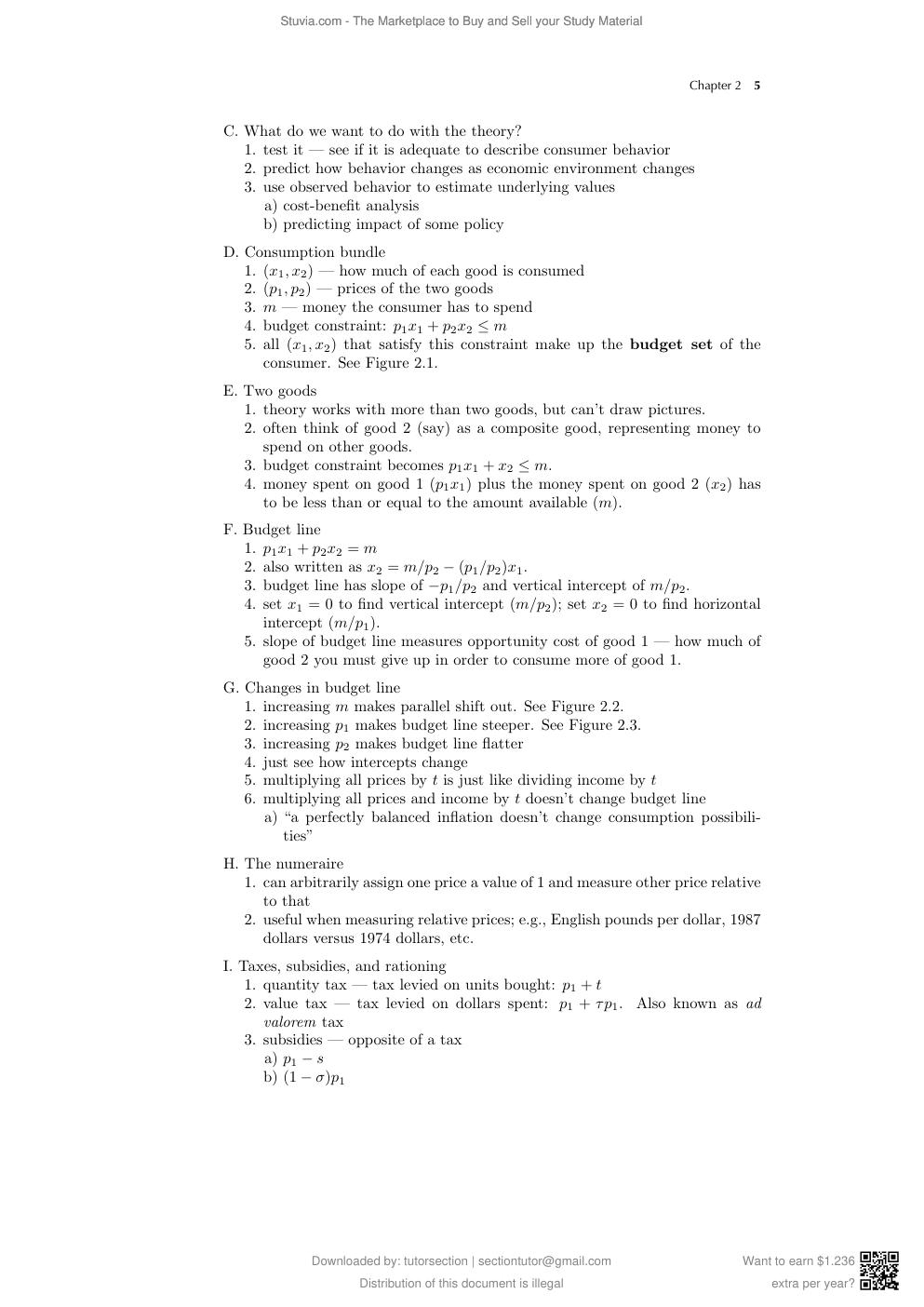 Preview page 6 of SOLUTIONS MANUAL for Intermediate Microeconomics with Calculus: A Modern Approach, Media Update 1st Edition by Hal R. Va