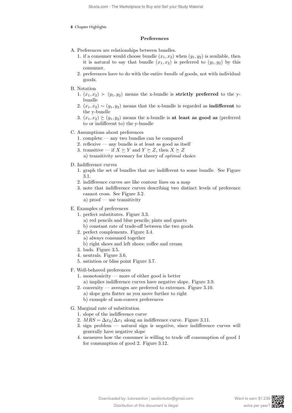 Preview page 9 of SOLUTIONS MANUAL for Intermediate Microeconomics with Calculus: A Modern Approach, Media Update 1st Edition by Hal R. Va