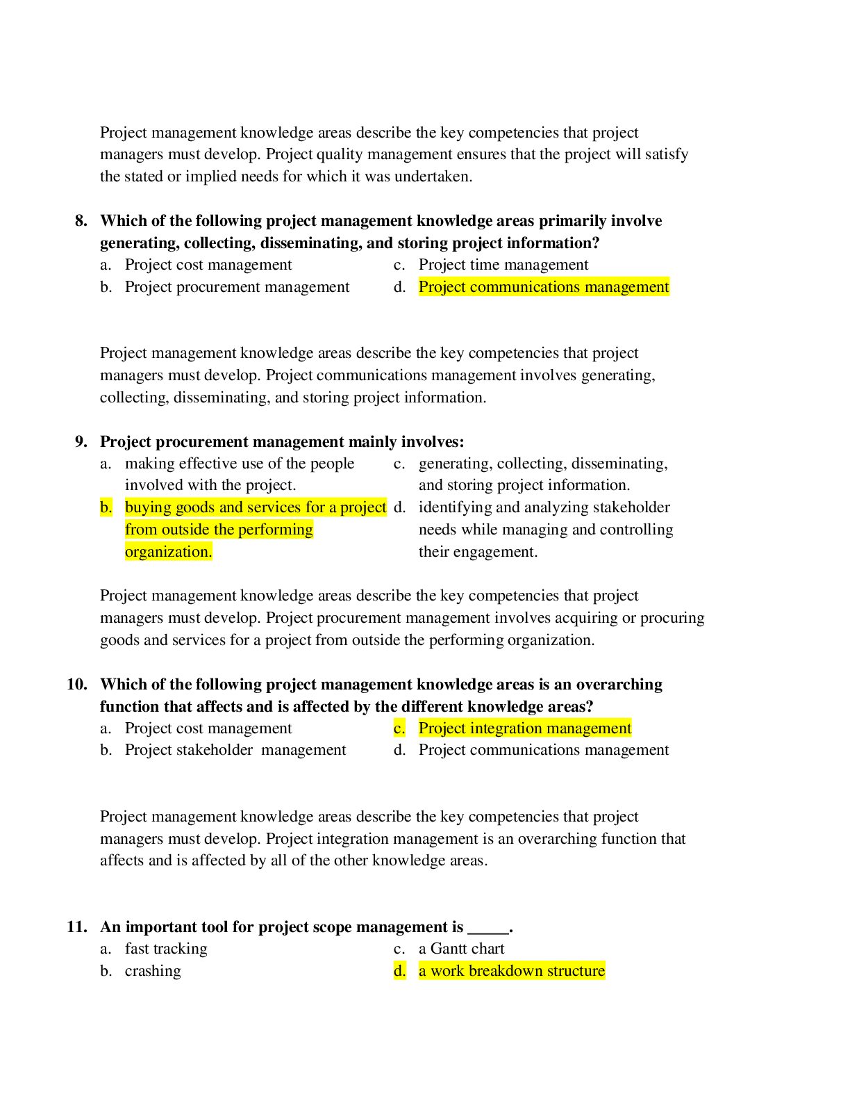 Preview page 3 of ITM 750 IS Project Management Final Exam Review | Information Technology Management: