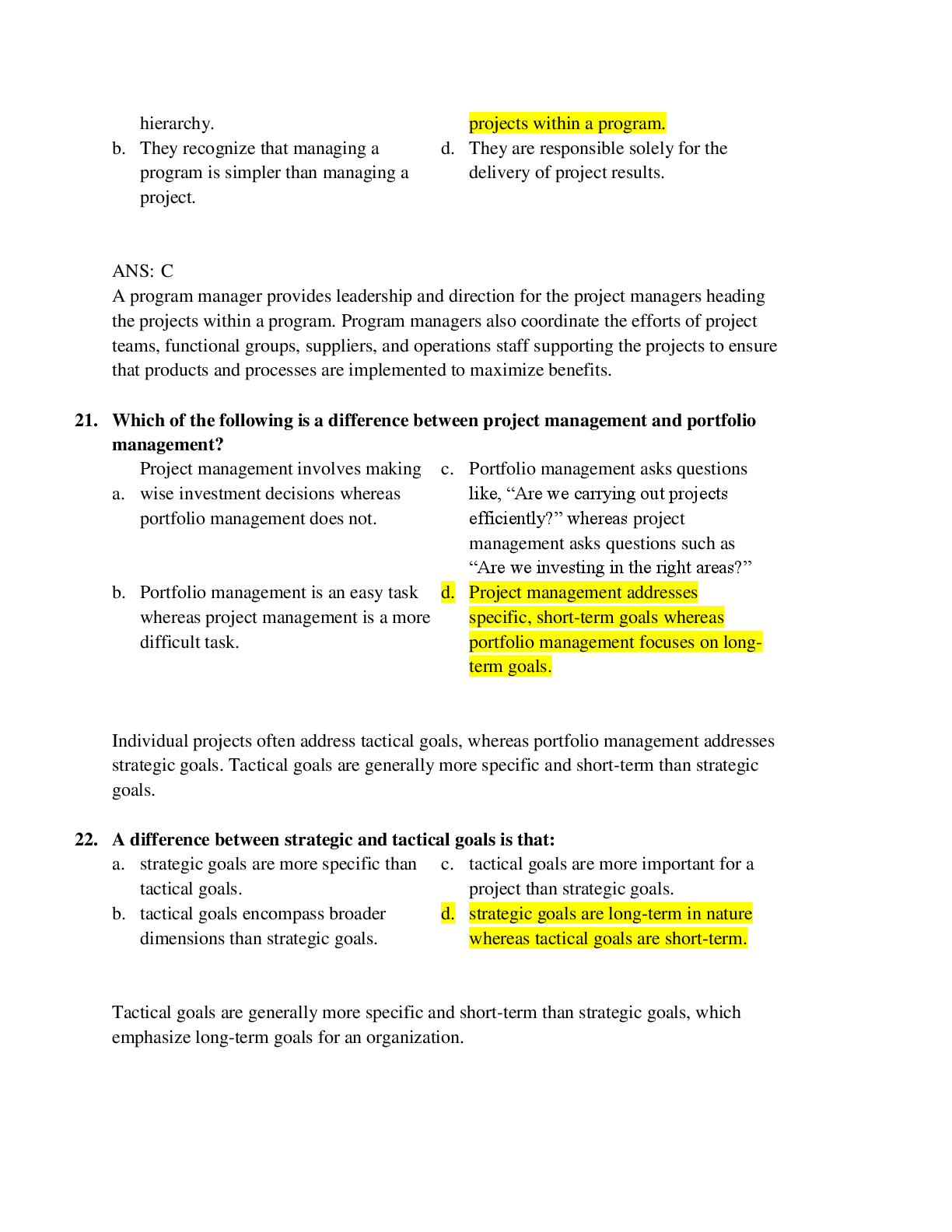 Preview page 6 of ITM 750 IS Project Management Final Exam Review | Information Technology Management: