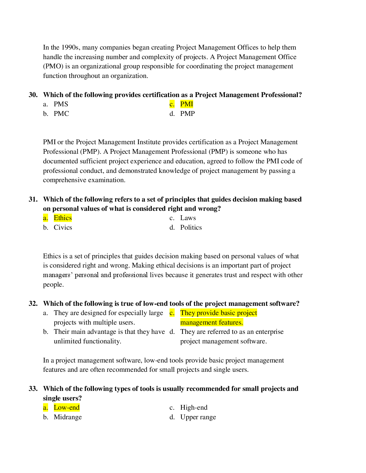 Preview page 9 of ITM 750 IS Project Management Final Exam Review | Information Technology Management: