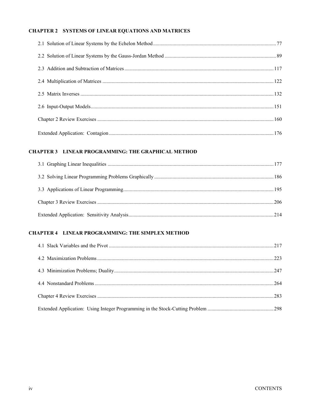 Preview page 5 of SOLUTIONS MANUAL for Finite Mathematics and Calculus with Applications 10th Edition by Margaret Lial, Raymond Greenwell
