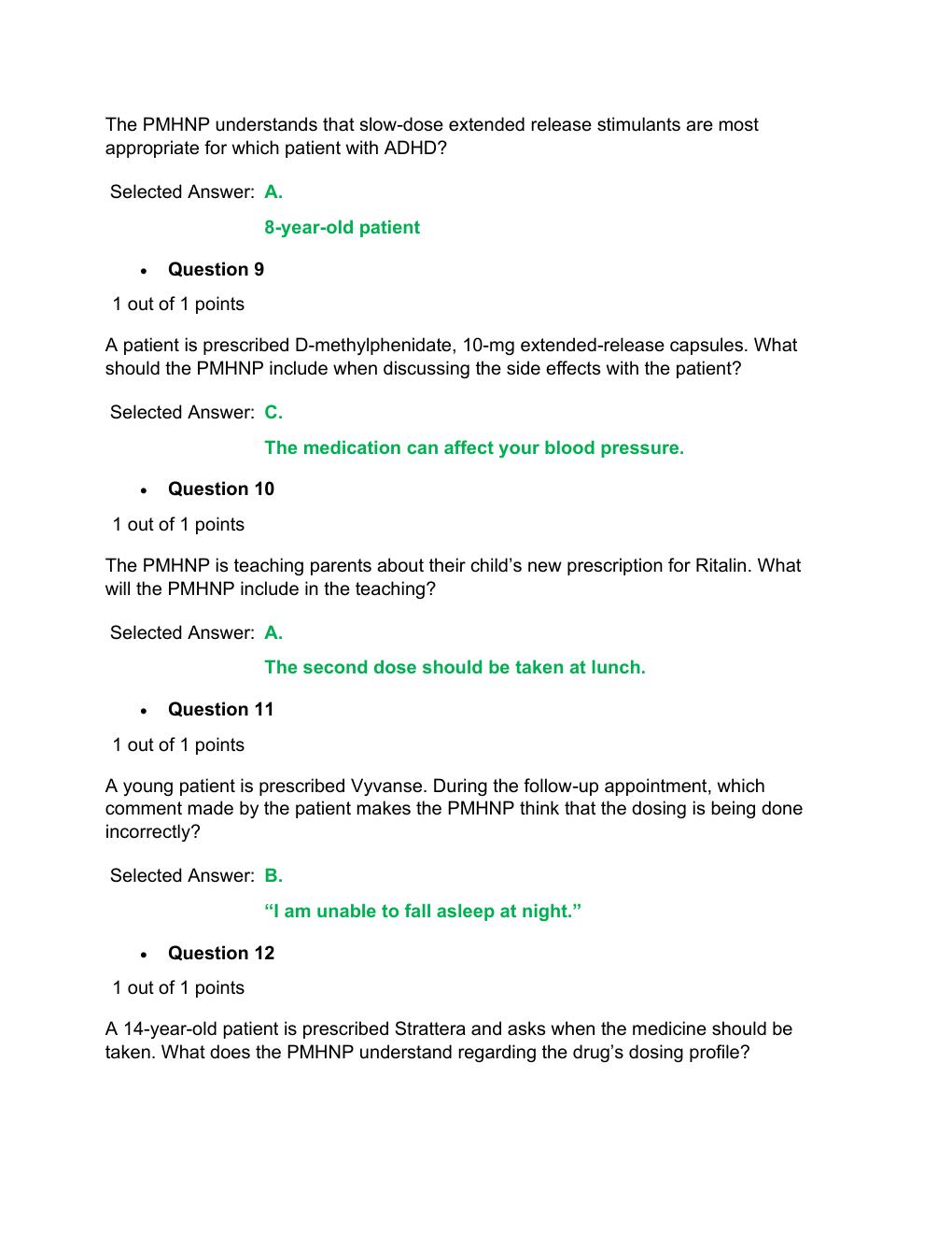 Preview page 3 of NURS 6630 / NURS6630 Midterm Exam  Walden University 79 Q&A