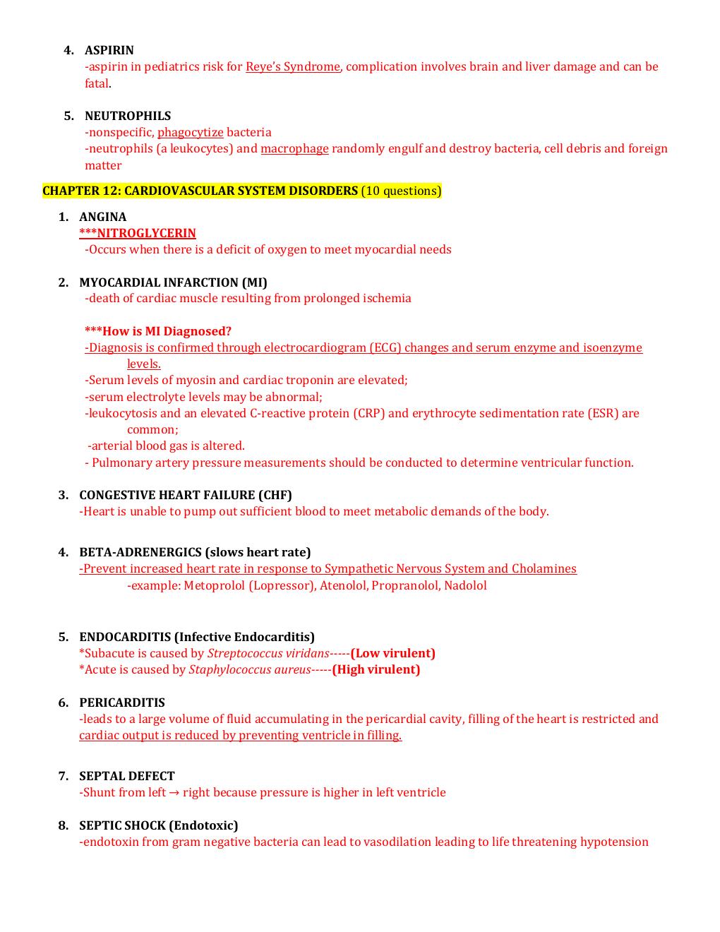 Preview page 2 of NR 283 Patho Final Exam Guide