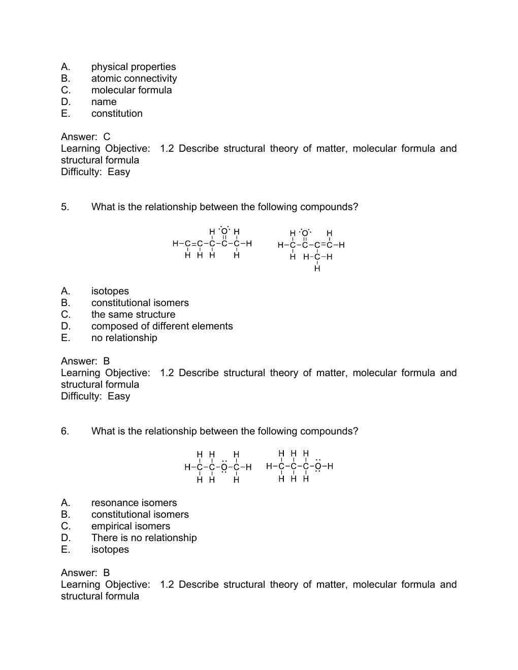Preview page 3 of TEST BANK for Organic Chemistry: 4th Edition by David R Klein. INTEGRATED WITH SOLUTIONS MANUAL. | All Chapters 1-27 Q&A