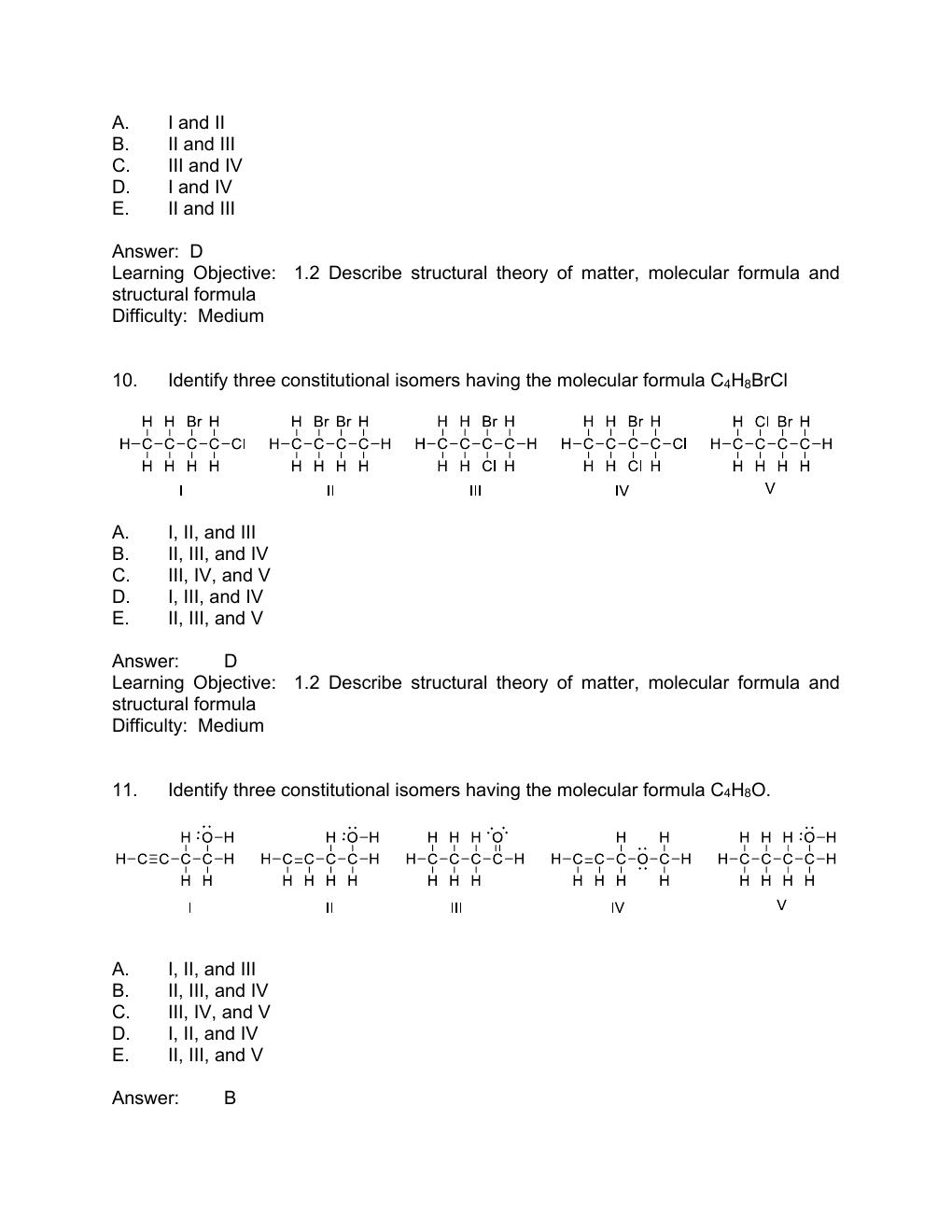 Preview page 5 of TEST BANK for Organic Chemistry: 4th Edition by David R Klein. INTEGRATED WITH SOLUTIONS MANUAL. | All Chapters 1-27 Q&A