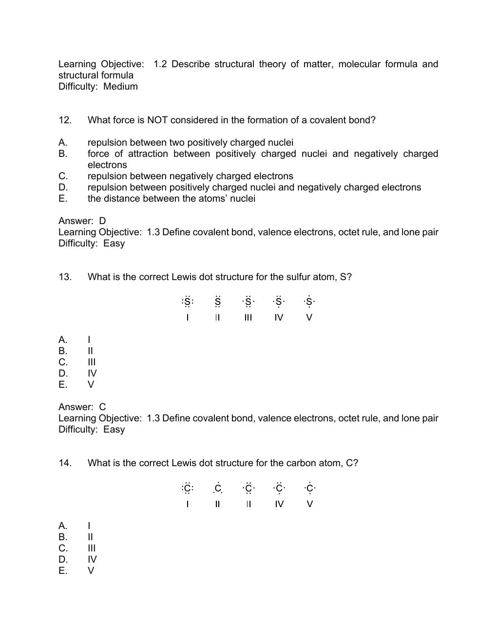 Preview page 6 of TEST BANK for Organic Chemistry: 4th Edition by David R Klein. INTEGRATED WITH SOLUTIONS MANUAL. | All Chapters 1-27 Q&A