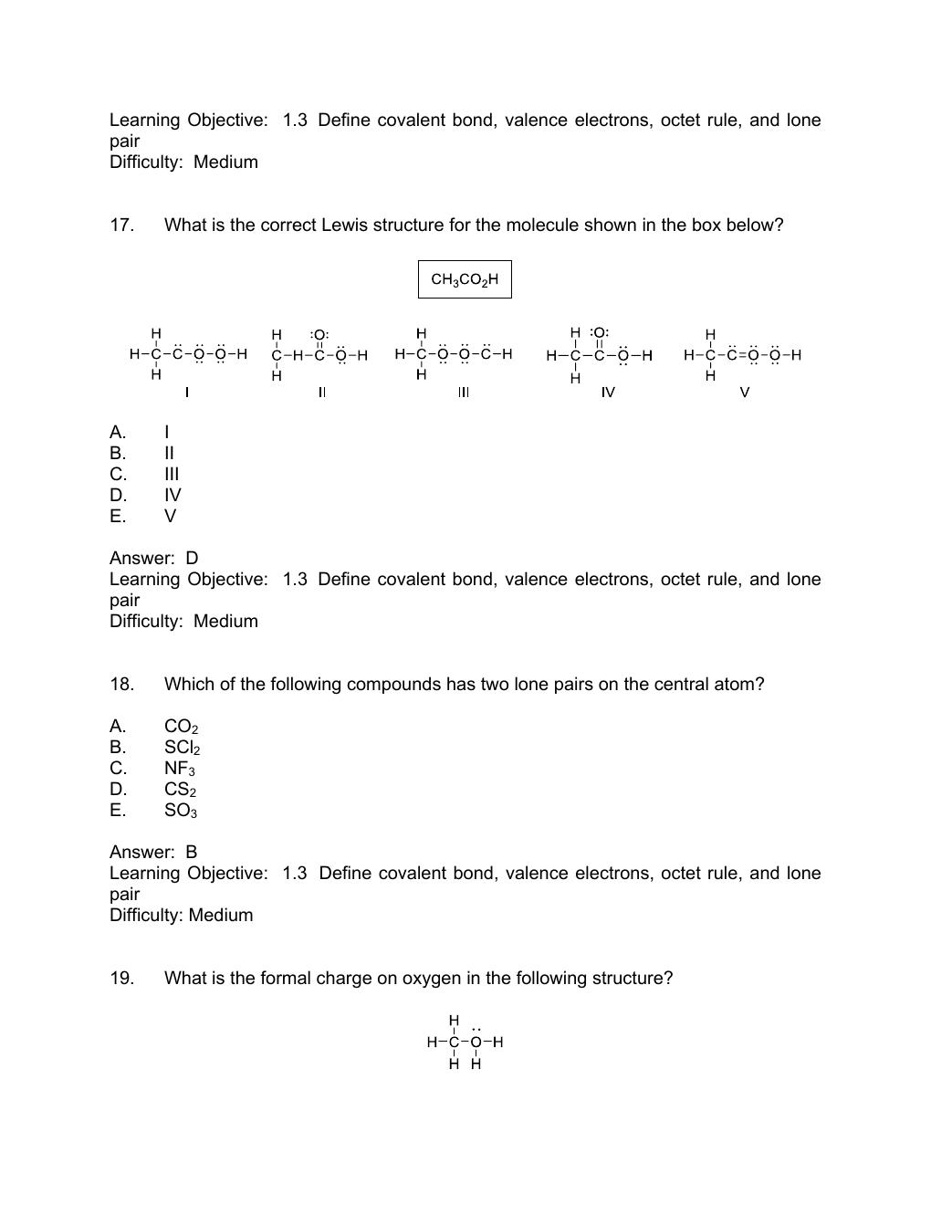 Preview page 8 of TEST BANK for Organic Chemistry: 4th Edition by David R Klein. INTEGRATED WITH SOLUTIONS MANUAL. | All Chapters 1-27 Q&A