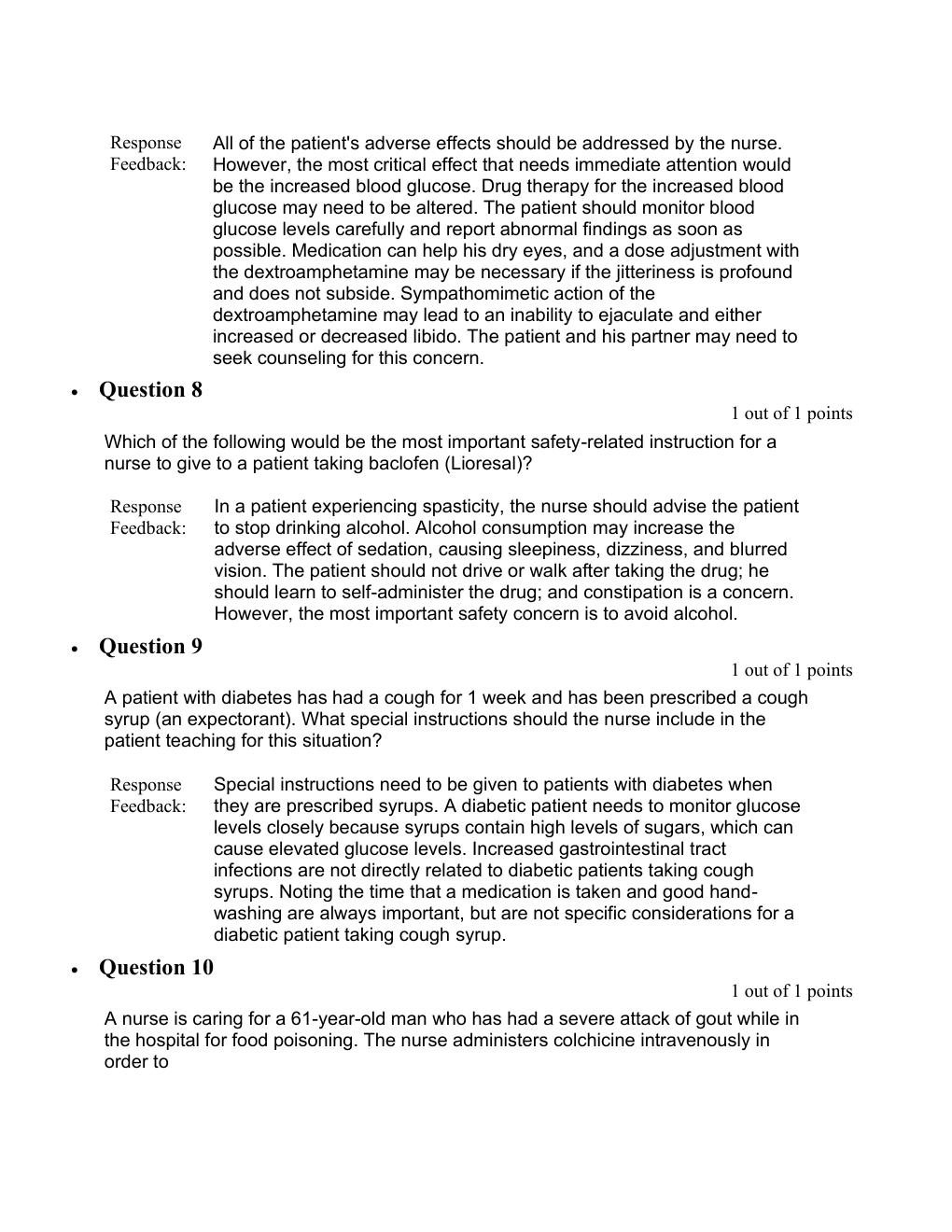 Preview page 3 of NURS 6630 Pharm week 6 quiz | NURS 6630 Neurobiology and Psychopharmacology for Psychiatric Mental Health Advanced Pract