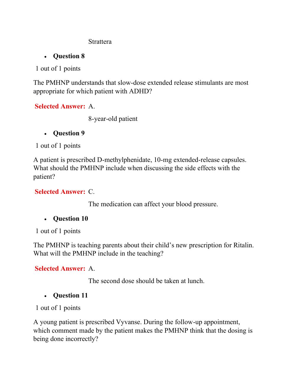 Preview page 3 of NURS 6630 Psychopharmacologic Approaches to Treatment of Psychopathology FIAL EXAM | Contains 76 Q&A