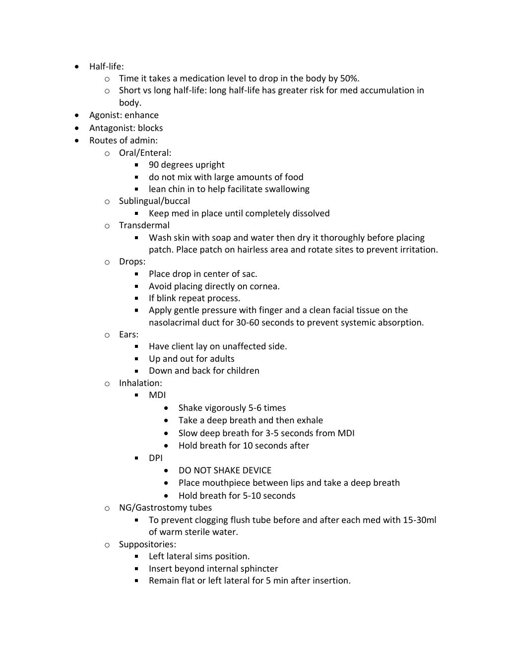 Preview page 2 of Pharmacology Proctored ATI Study Guide _ NURSING 101