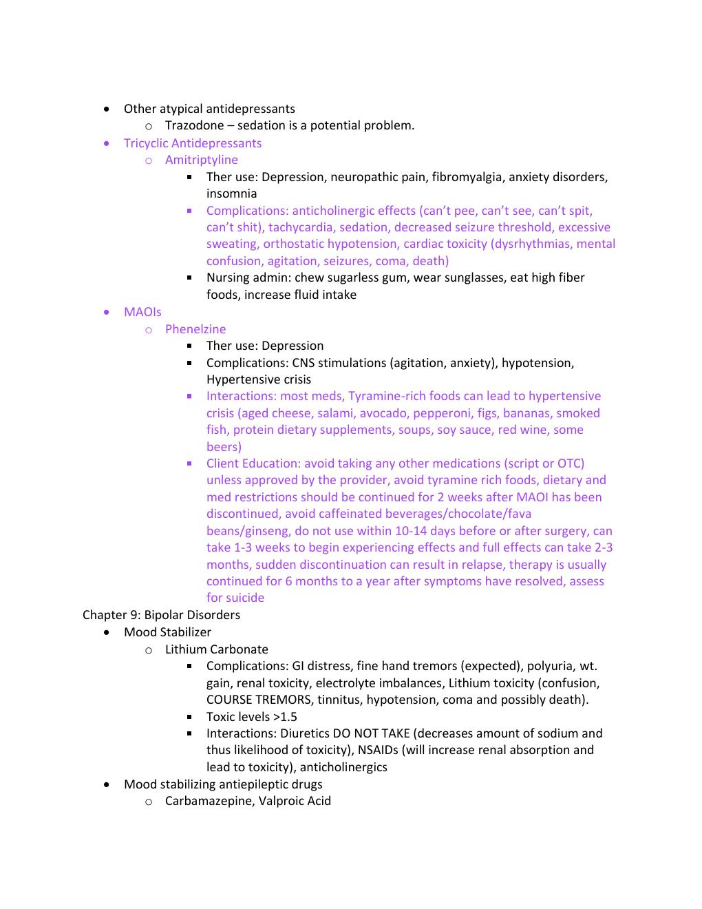 Preview page 6 of Pharmacology Proctored ATI Study Guide _ NURSING 101