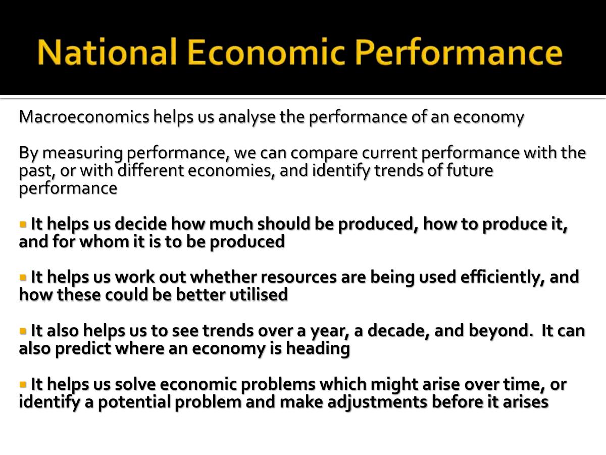 Preview page 3 of AS Level Economics - Economic Performance and Macroeconomic Objectives