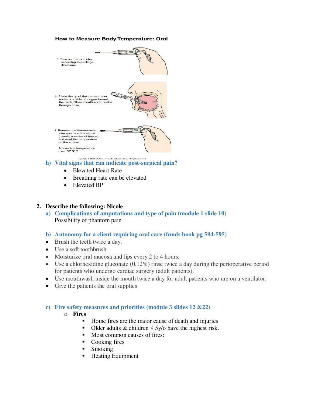 Preview page 3 of NURSING NUR2356 MDC EXAM 3 REVIEW BEST STUDY GUIDE 2021 (UPDATED)