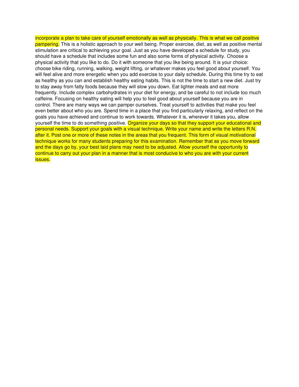 Preview page 2 of Saunders Online NCLEX-RN Course Notes from the Test Preparation video