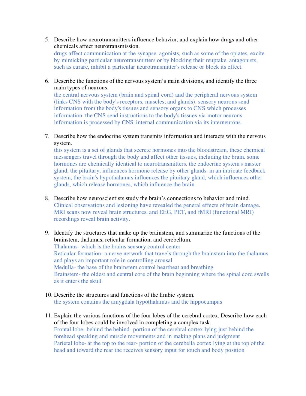 Preview page 4 of PSYCH 181 Final Psychology Study Guide.: Thinking Critically with Psychological Science Learning Objectives.