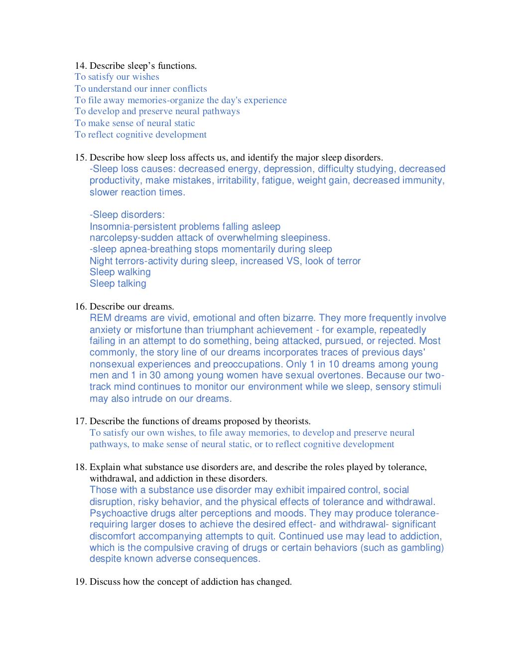 Preview page 8 of PSYCH 181 Final Psychology Study Guide.: Thinking Critically with Psychological Science Learning Objectives.