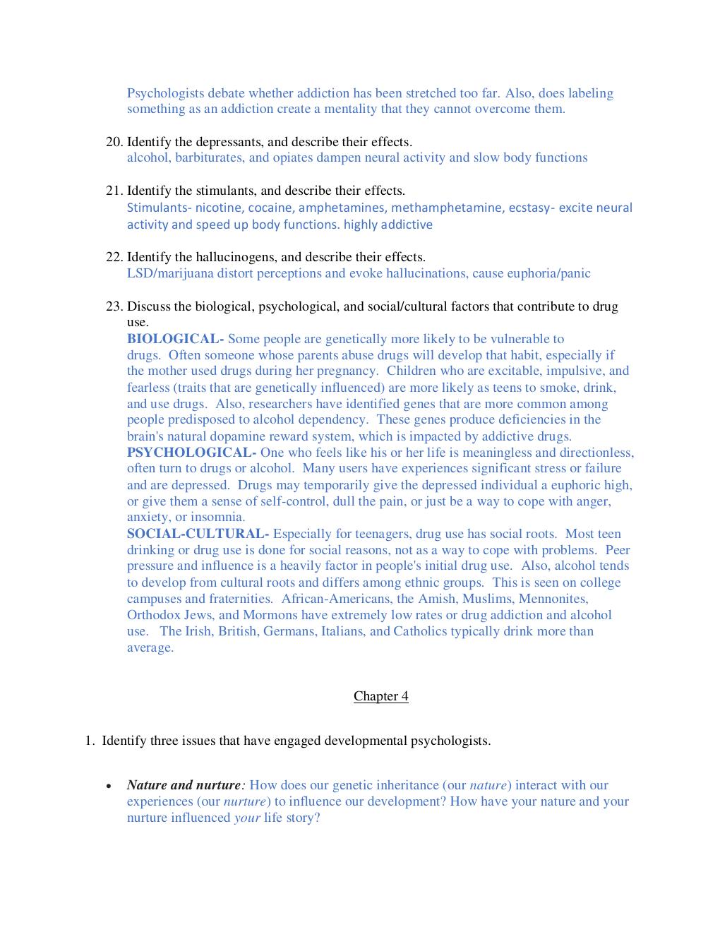Preview page 9 of PSYCH 181 Final Psychology Study Guide.: Thinking Critically with Psychological Science Learning Objectives.