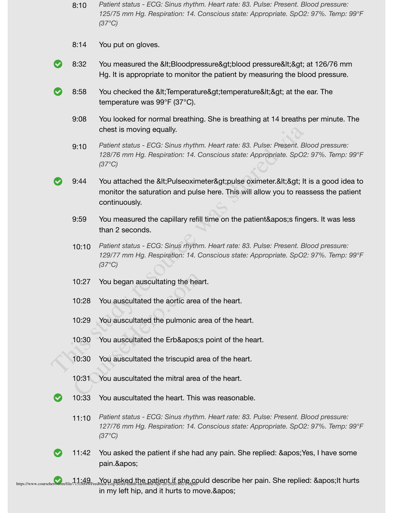 Preview page 3 of Edith Jacobson -Feedback Log