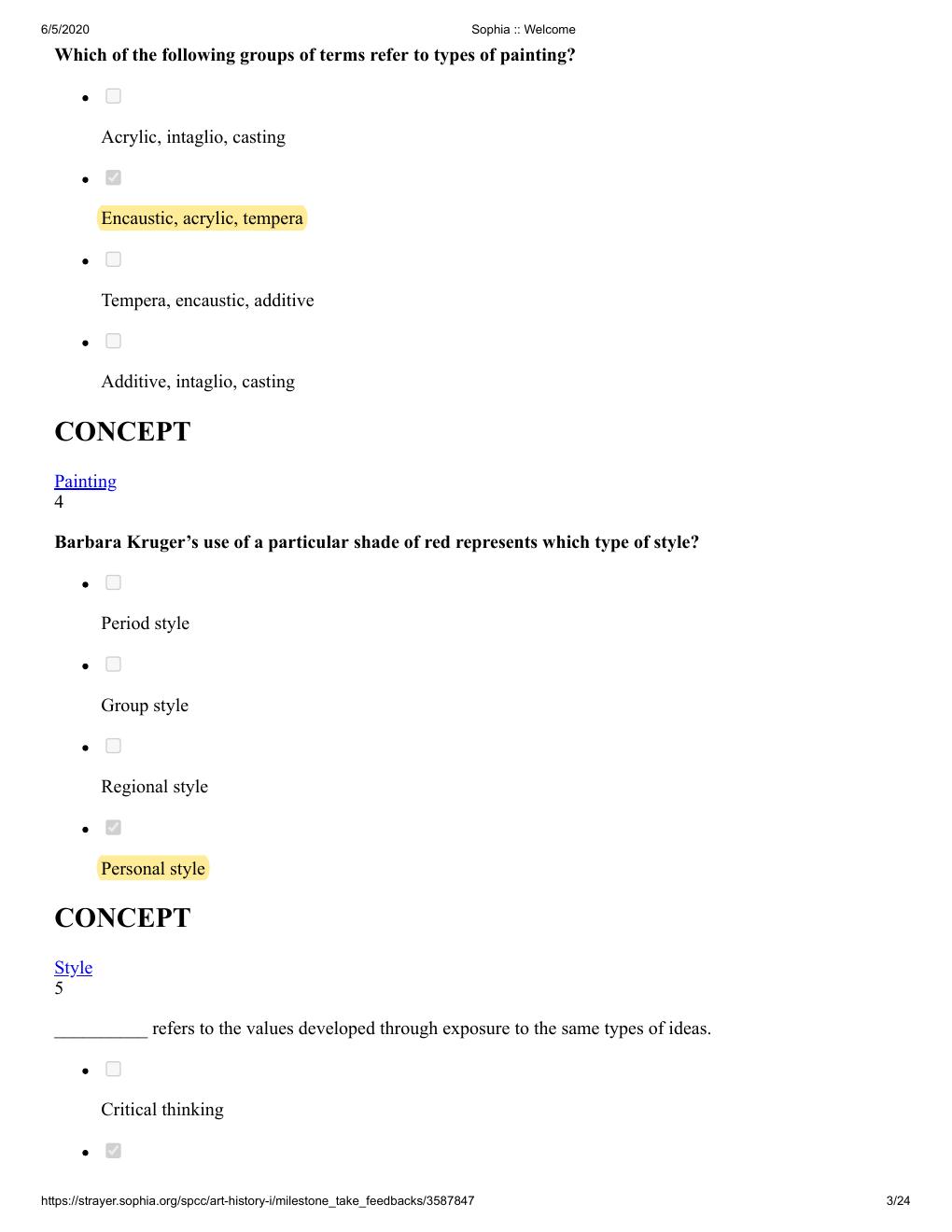 Preview page 3 of HUM 111 Art History Milestone