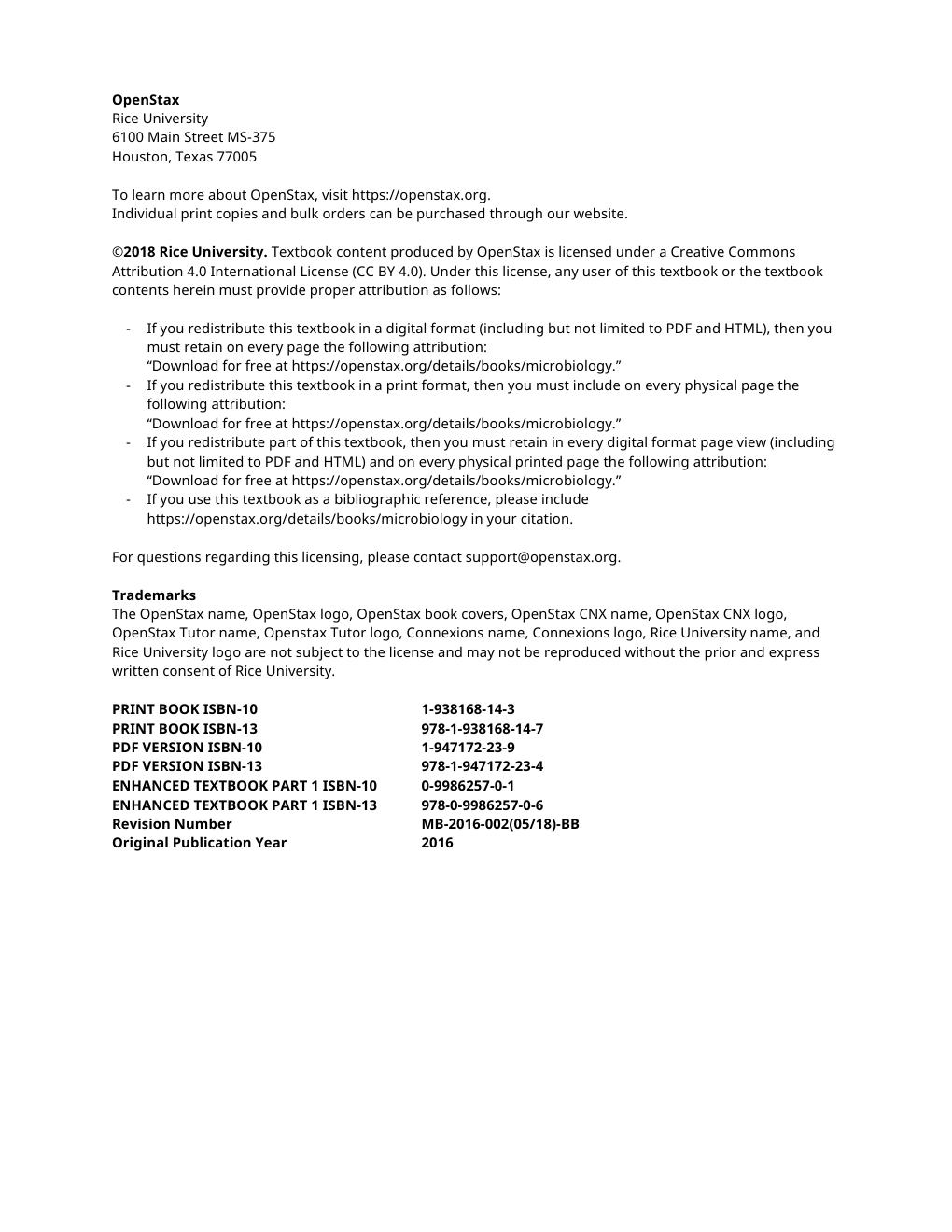 Preview page 4 of Microbiology OpenStax | to increase student access to high-quality learning materials, maintaining highest standards of