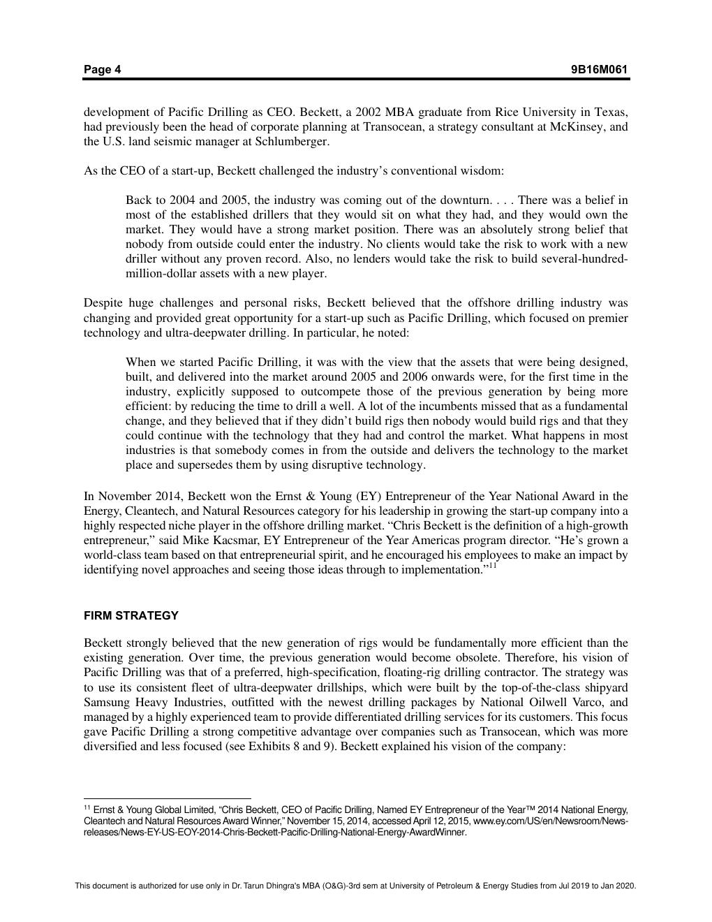Preview page 4 of Pacific Drilling: The Preferred Offshore Driller