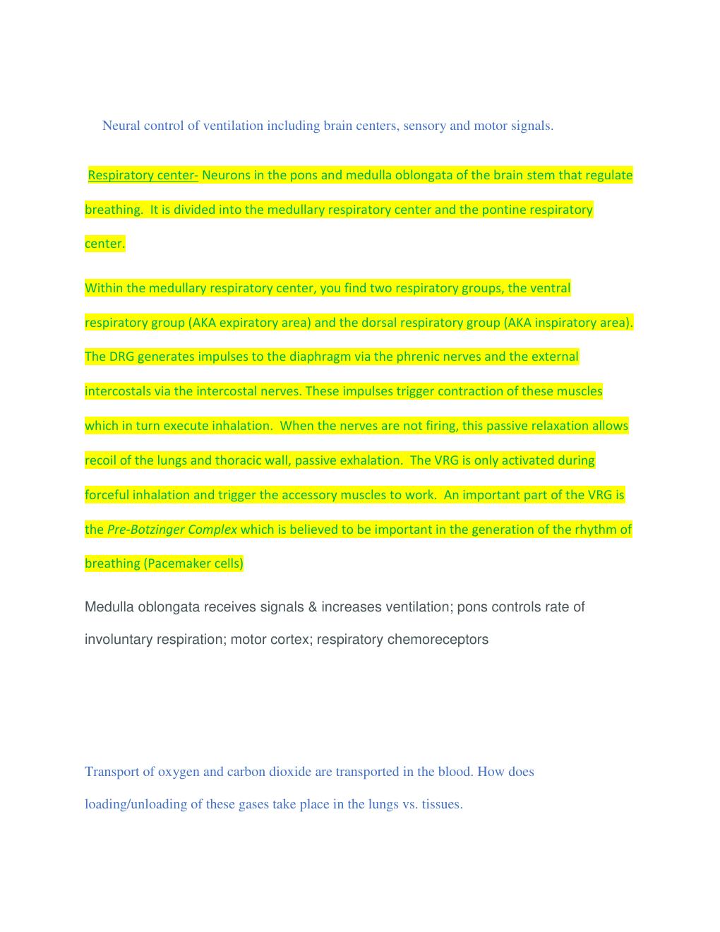 Preview page 3 of Chamberlain College of Nursing - BIOS 255 Final Exam Study Guide AP III