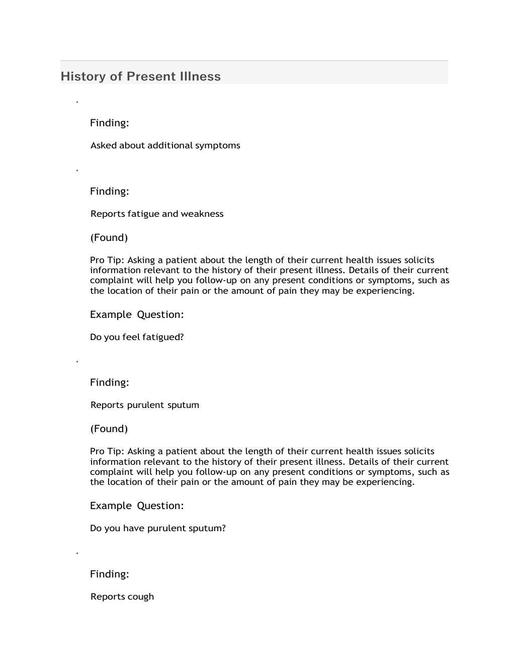 Preview page 3 of Shadow Health Chronic Bronchitis, COPD, Patient Debbie O’Connor Version 2 (A Grade), Questions and Answers, All Correct