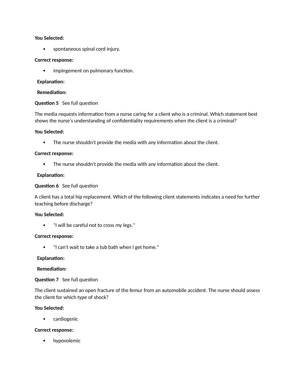 Preview page 2 of Passpoint Musculoskeletal | A physician orders chlorzoxazone, 500 mg P.O. t.i.d for a client. The nurse knows that chlor