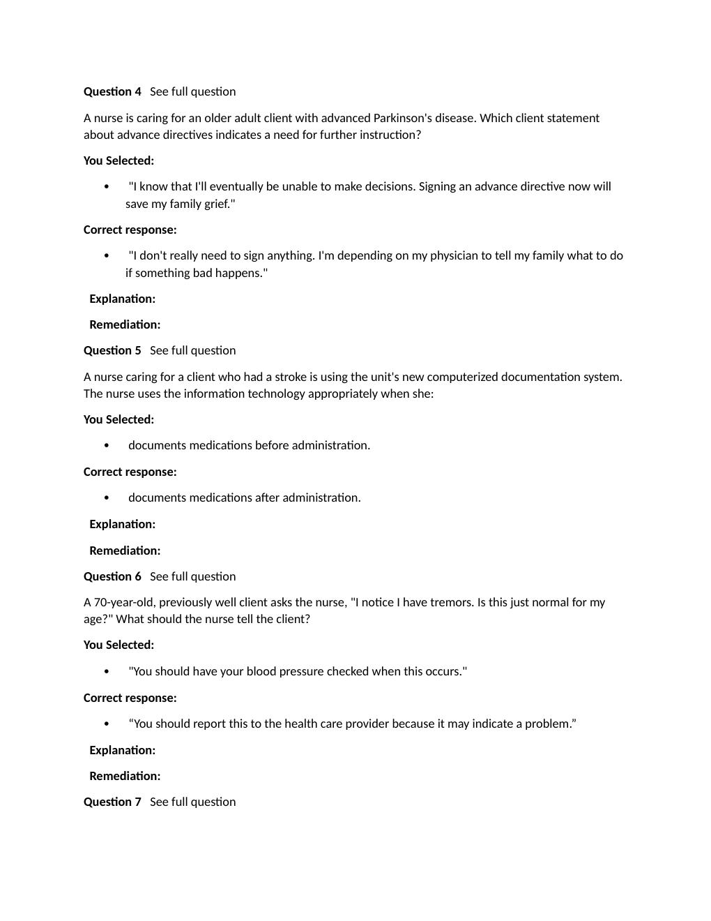 Preview page 2 of Passpoint Neuro | A client comes to the emergency department complaining of headache, malaise, chills, fever, and a stif
