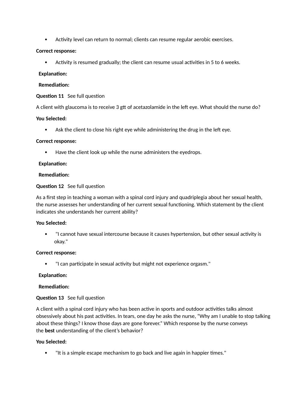 Preview page 4 of Passpoint Neuro | A client comes to the emergency department complaining of headache, malaise, chills, fever, and a stif