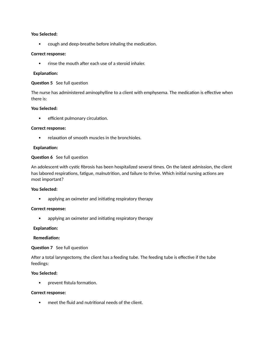 Preview page 2 of Passpoint Respiratory | A client with asthma has been taking theophylline as ordered. Now, the client's blood theophylli