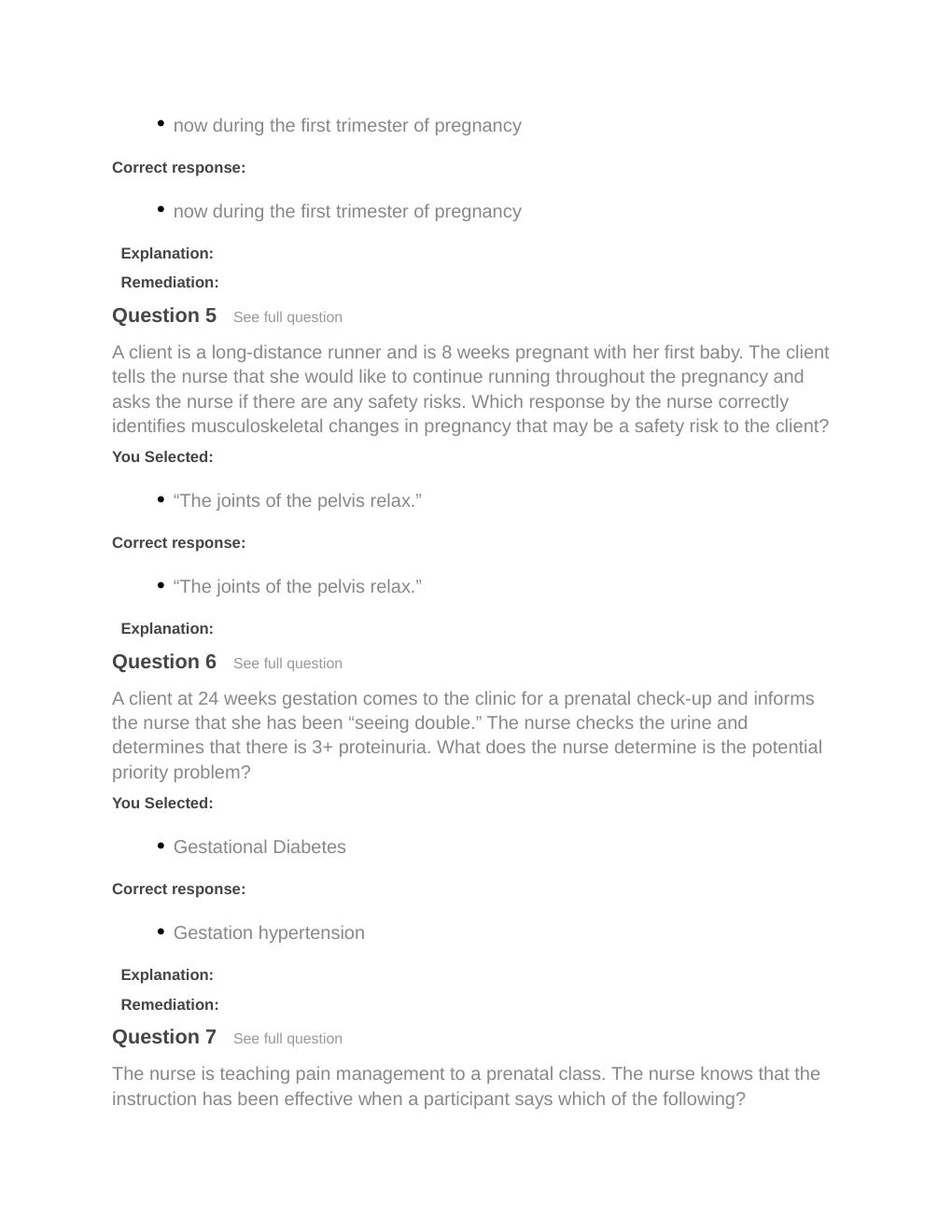 Preview page 9 of Passpoint-Reproduction | A nurse is caring for a client whose membranes ruptured prematurely 12 hours ago. When assessin