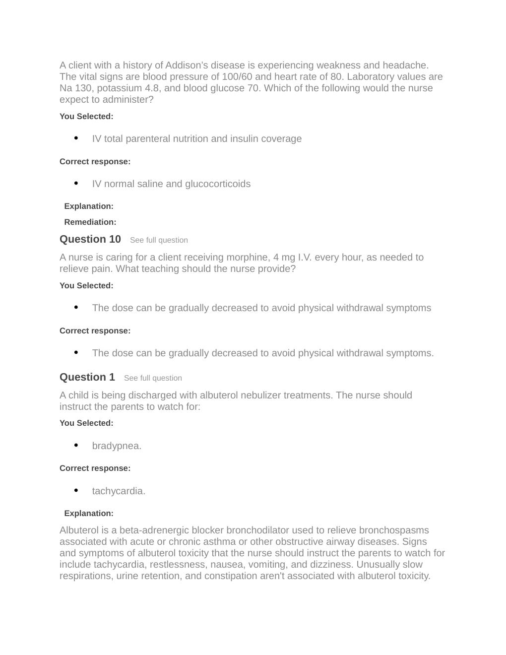 Preview page 4 of Passpoint Pharmacological | When positioned properly, the tip of a central venous catheter should lie in the: superior v