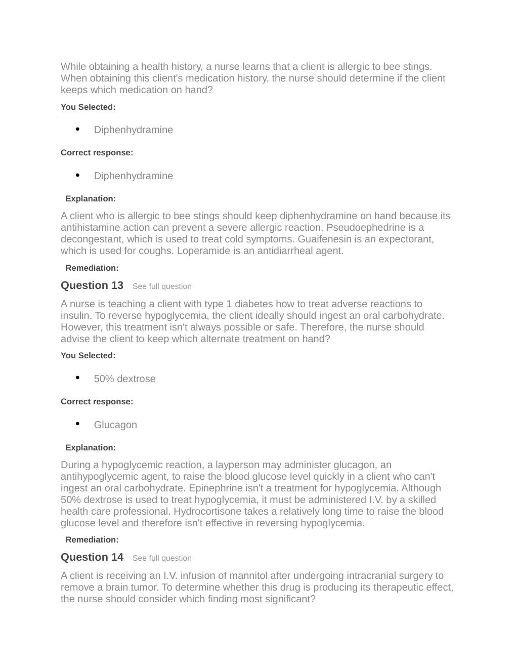Preview page 10 of Passpoint Pharmacological | When positioned properly, the tip of a central venous catheter should lie in the: superior v
