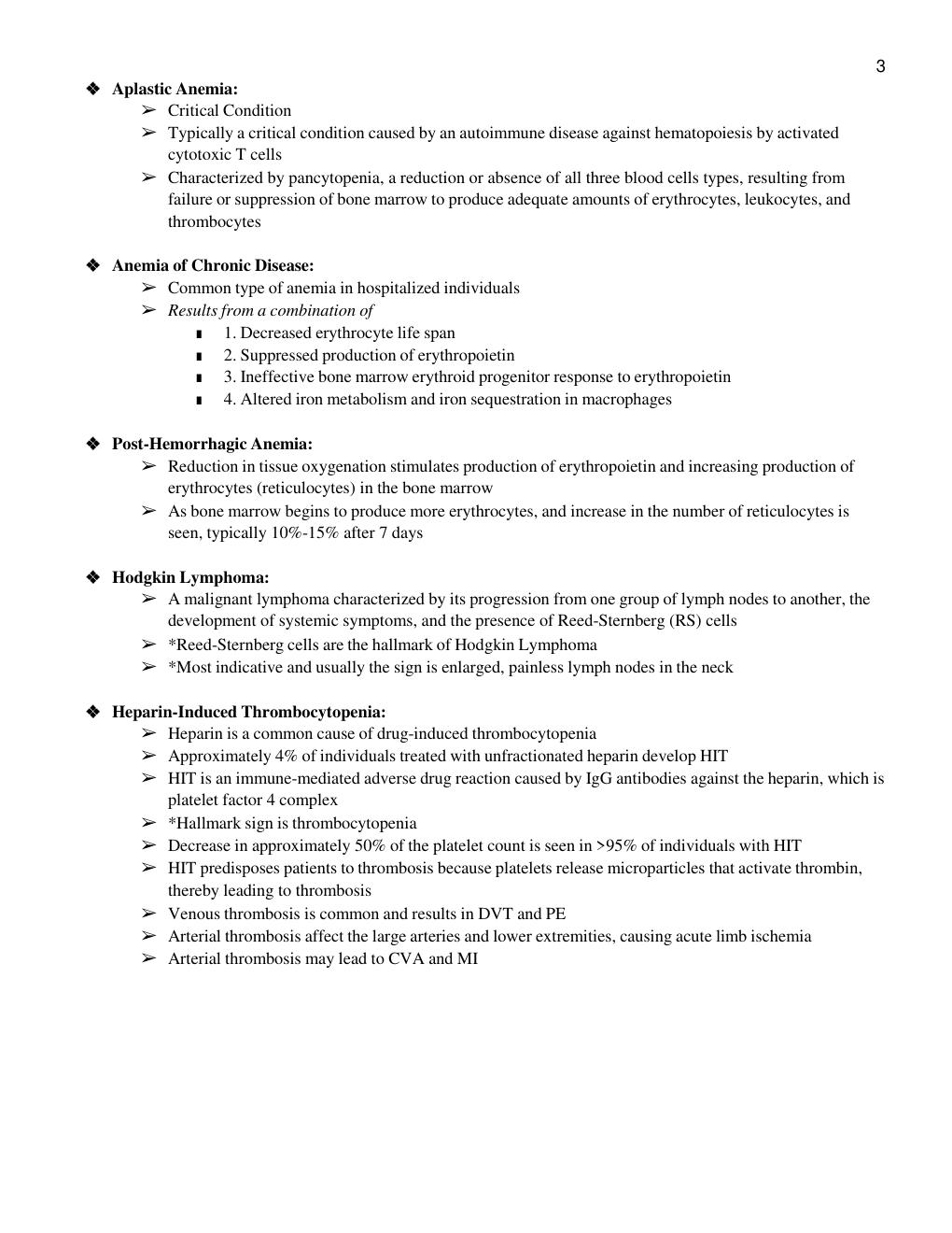 Preview page 3 of NURS-611 Patho Exam 3 Review Study Guide ( Maryville University)