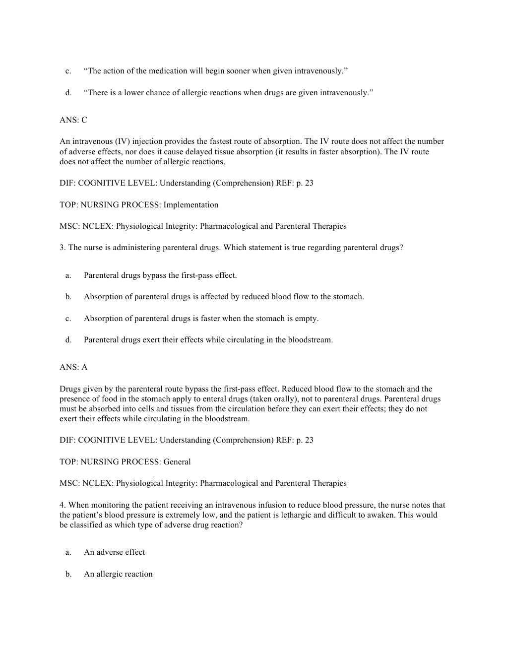 Preview page 7 of TEST BANK for Pharmacology and the nursing process 8th edition by Linda Lane Lilley, Shelly Rainforth Collins, PharmD,