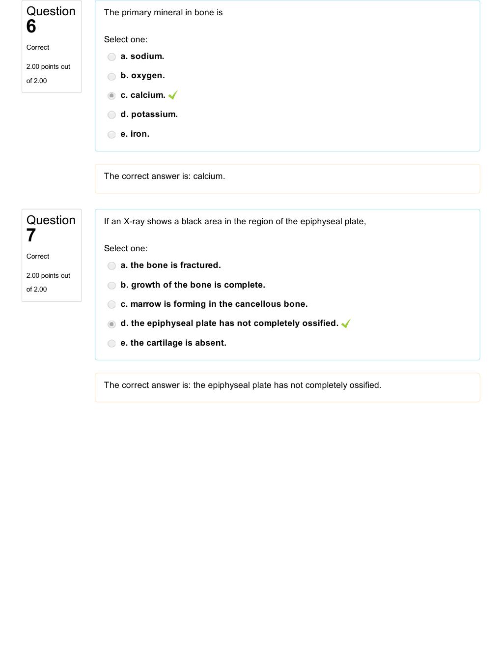 Preview page 3 of BIO 202 Topic 7 Graded Quiz Results