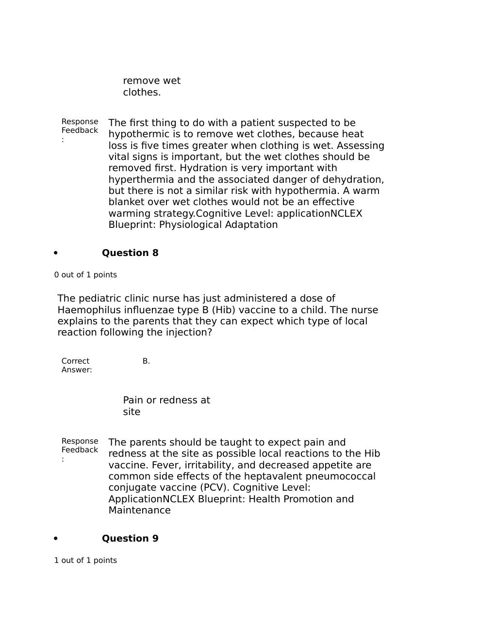 Preview page 5 of NUR 2349 Professional Nursing 1 FINAL EXAM REVIEW Contains 100 Q&A Plus FeedBack