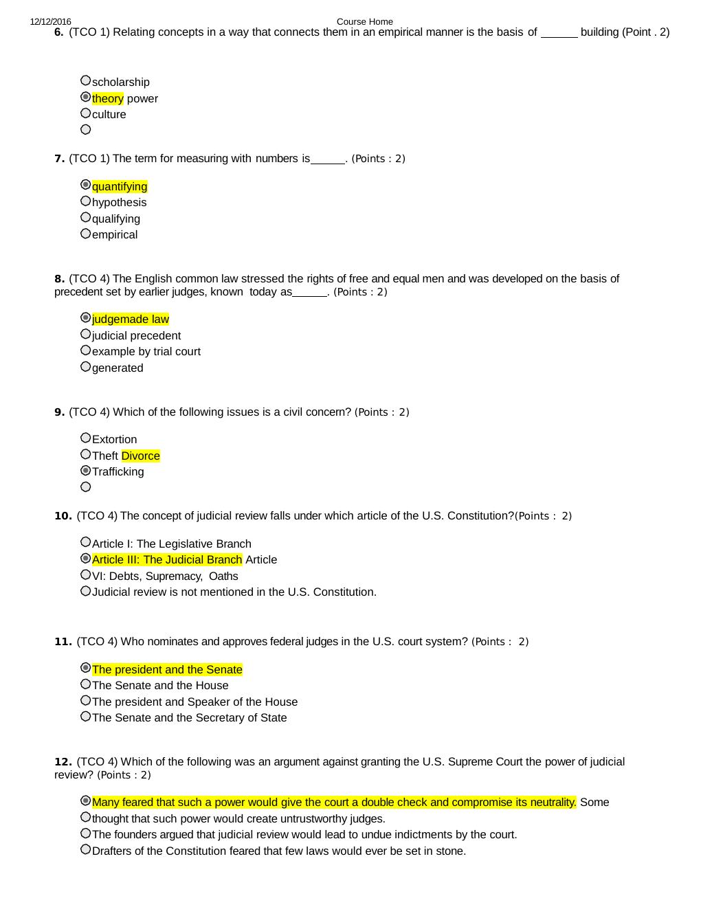 Preview page 2 of POLI 330N Week 8 Final Exam (Version 2 - Essay & MCQs).docx