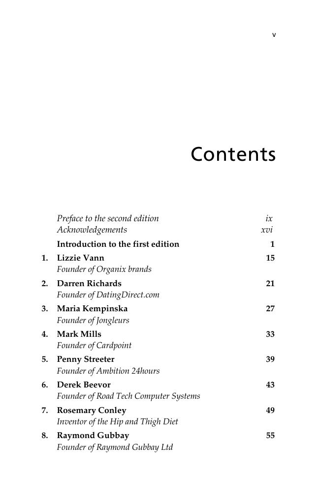 Preview page 6 of HOW I MADE IT 40 SUCCESSFUL ENTREPRENEURS REVEAL HOW THEY MADE MILLIONS RACHEL BRIDGE 2nd edition